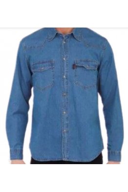 CAMICIA UOMO JEANS SEA BARRIER M.LUNGA