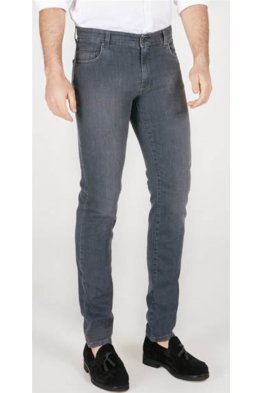 JEANS UOMO HOLIDAY ELASTICIZZATO GRIGIO