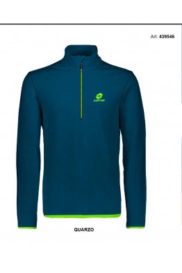 PILE 1/2 ZIP MICRO DETTAGLI FLUO 439546